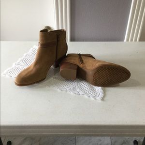 Tan booties